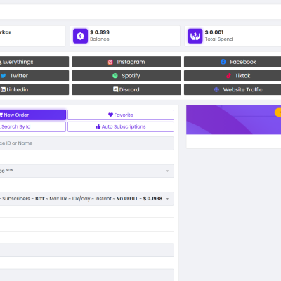 Premium Script With 8 Theme